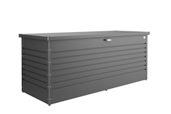 B-Ware Biohort Freizeitbox Metallbox 201 x 79 x 83 cm (Gr. 200), dunkelgrau-metallic 