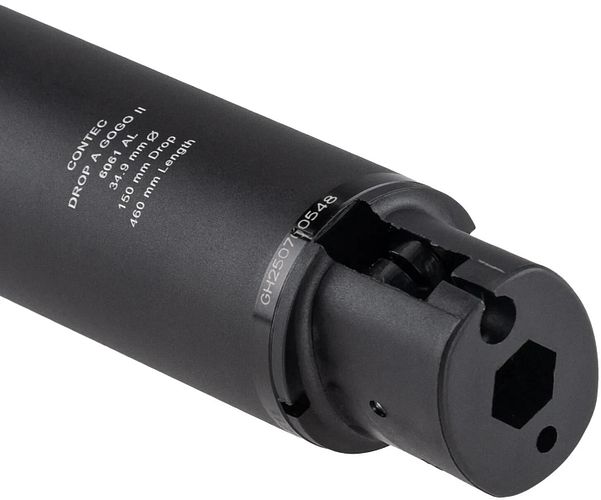 CONTEC Variosattelstütze Drop-A-Gogo II 34,9 mm schwarz 460 mm lang, 150 mm Verstellbereich, max