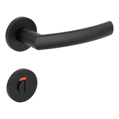 Griffwerk VAYA 178 LORITA fast2fix Fast2Fix GK3 Rosetten rund WC rot/weiß Graphitschwarz