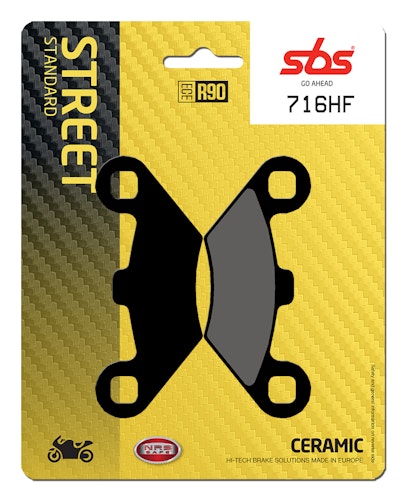 SBS Bremsbelag 716HF Street Ceramic