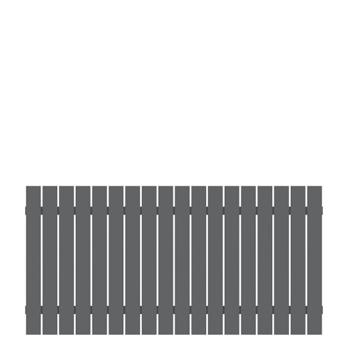 TraumGarten Alu-Vorgartenzaun Squadra