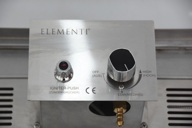 Gardenforma Einbau Gasbrenner für Gas Feuerstelle - quadratisch