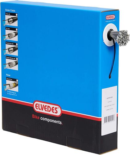 Elvedes Schaltzug 19 strands 2250 mm silber Werkstattbox &agrave, 100 Stück, Ø 1,1