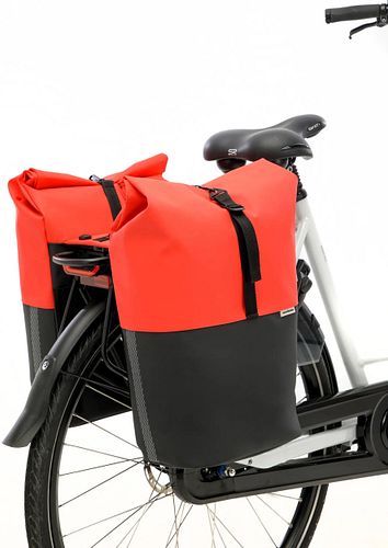 New Looxs Doppeltasche Nyborg Double rot/schwarz red black MIK