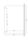 Skan Holz Terrassenüberdachung Verona o. Mittelpfosten Breite 541 cm