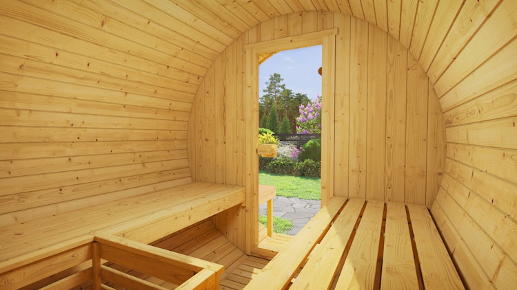 Weka Fasssauna Saunafass 198 - 38 mm