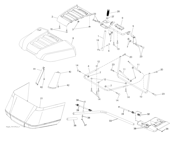 Husqvarna Gartentraktoren 96051000201 CTH 173