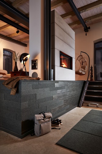 HANDMUSTER MeisterWerke MeisterPaneele. style SP 800 Filz / schiefergrau 4504