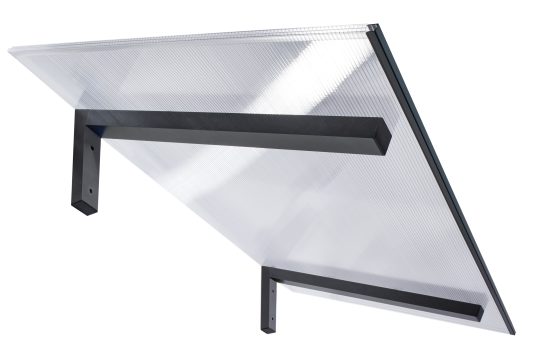 Gutta Pultvordach PT/SE 10 mm, klar Aluminium