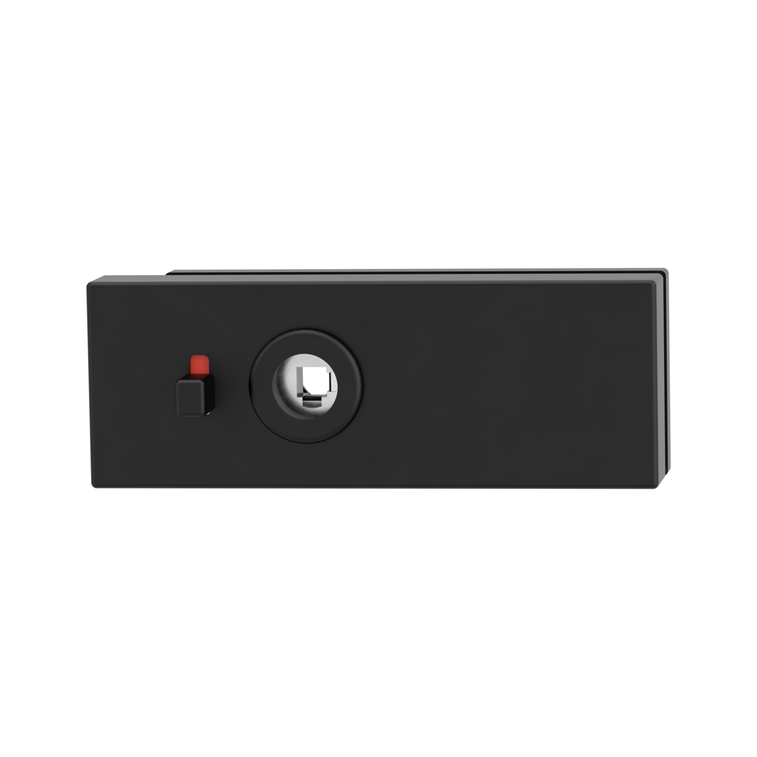 Griffwerk PURISTO S -Graphitschwarz Schlosskasten mit Magnetfalle -smart2lock