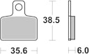 Vorschaubild SBS Bremsbelag 803HF Street Ceramic