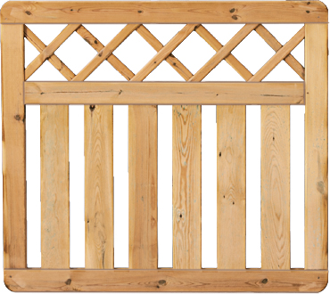 T&J KAMPEN Gartenzaun Senkrecht Ranki 100 x 90 cm