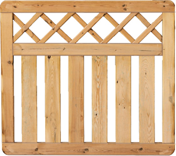 T&J KAMPEN Gartenzaun Senkrecht Ranki 100 x 90 cm