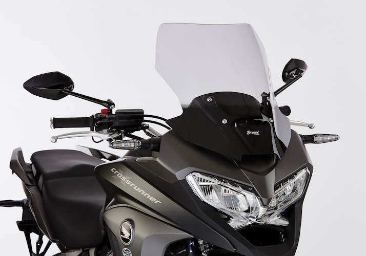 ERMAX Windschutzscheibe Acrylic durchsichtig Grau getönt für HONDA VFR800X Crossrunner