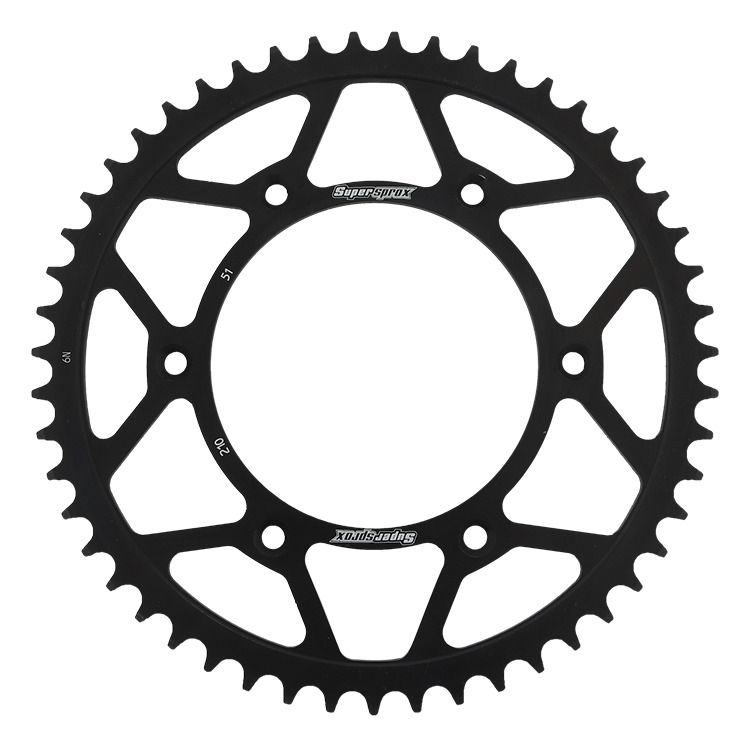 Supersprox Stahl-Kettenrad 520 51Z (Schwarz)