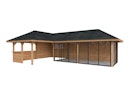 Vorschaubild Palmako Pavillon Bianca 33,2 m² Set 220 Slide
