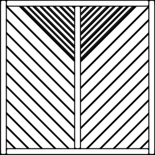 OSMO Blende V Skagen Kiefer 178x178cm