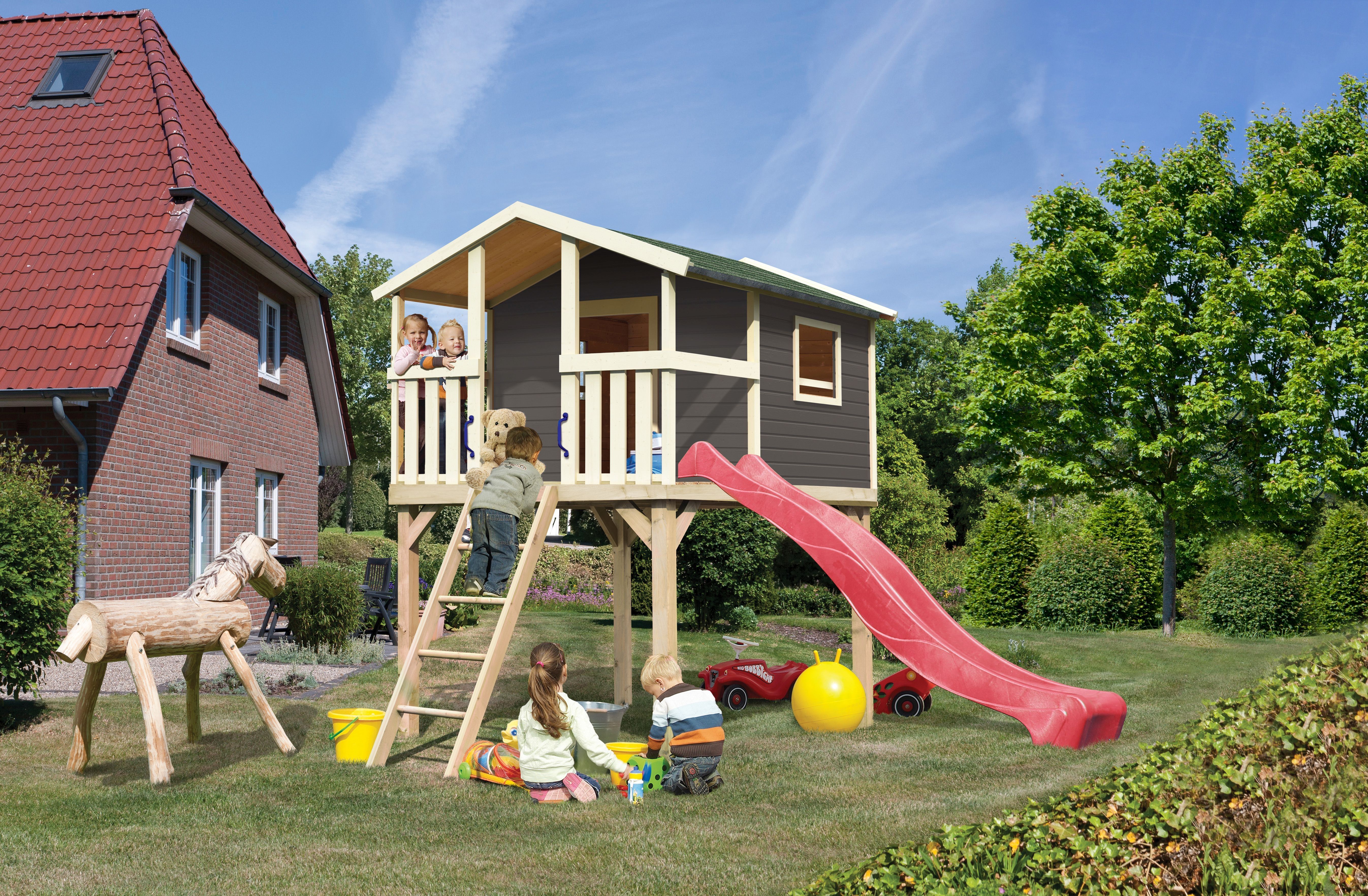 Akubi Kinderspielhaus Kinderspielgerät Benjamin