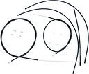 Vorschaubild Shimano Schalt-/Bremshebel Claris ST-RS200/RS203 schwarz
