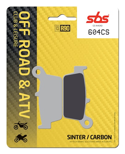 SBS Bremsbelag 604CS Offroad Carbon
