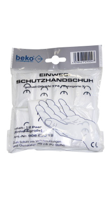 beko Einweg-Schutzhandschuhe, 12 Stück