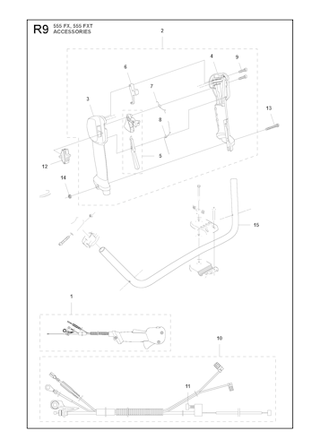 Husqvarna Motorsensen/Freischneider 966629201 555FXT Forstfreischneider
