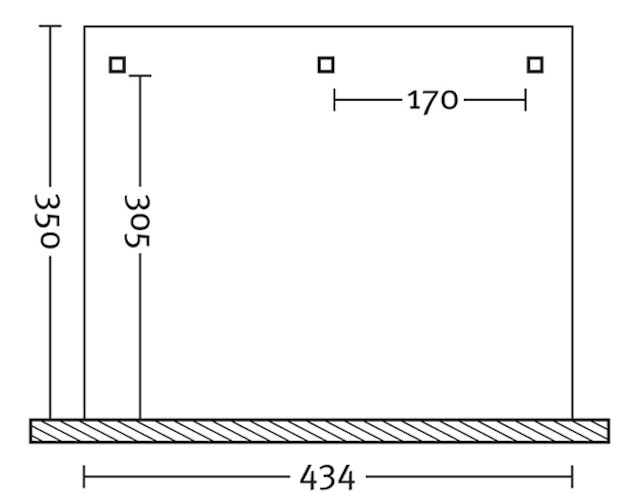 Skan Holz Terrassenüberdachung Rimini aus Douglasie mit Mittelpfosten Breite 434 cm