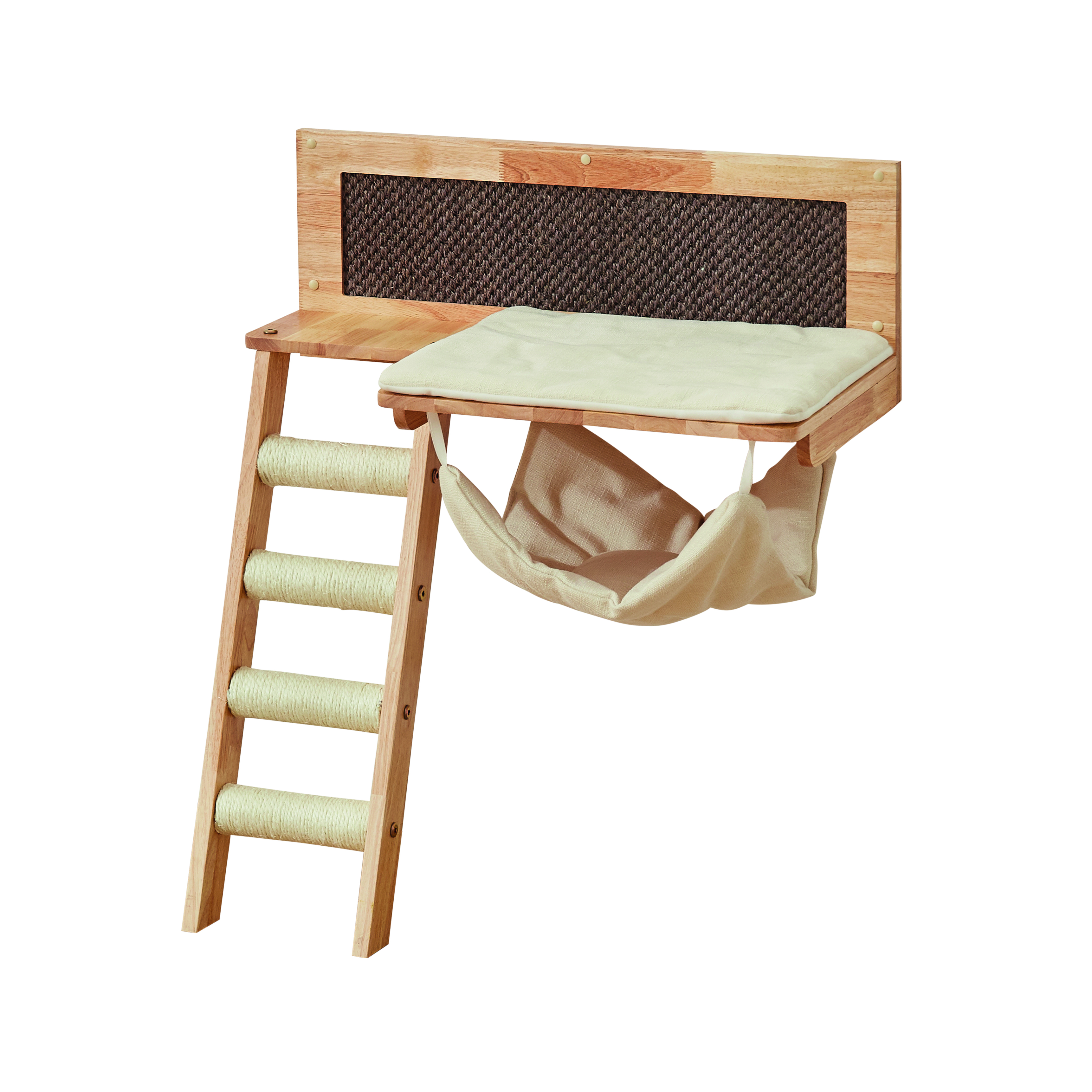 NOBBY Wandelement Plattform "KIU" cream 70 x 37,5 x26 (81) cm