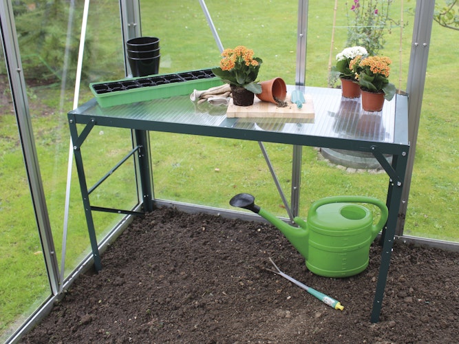 Vitavia Aluminium-Tisch mit Hohlkammerplatten - 1 Ebene