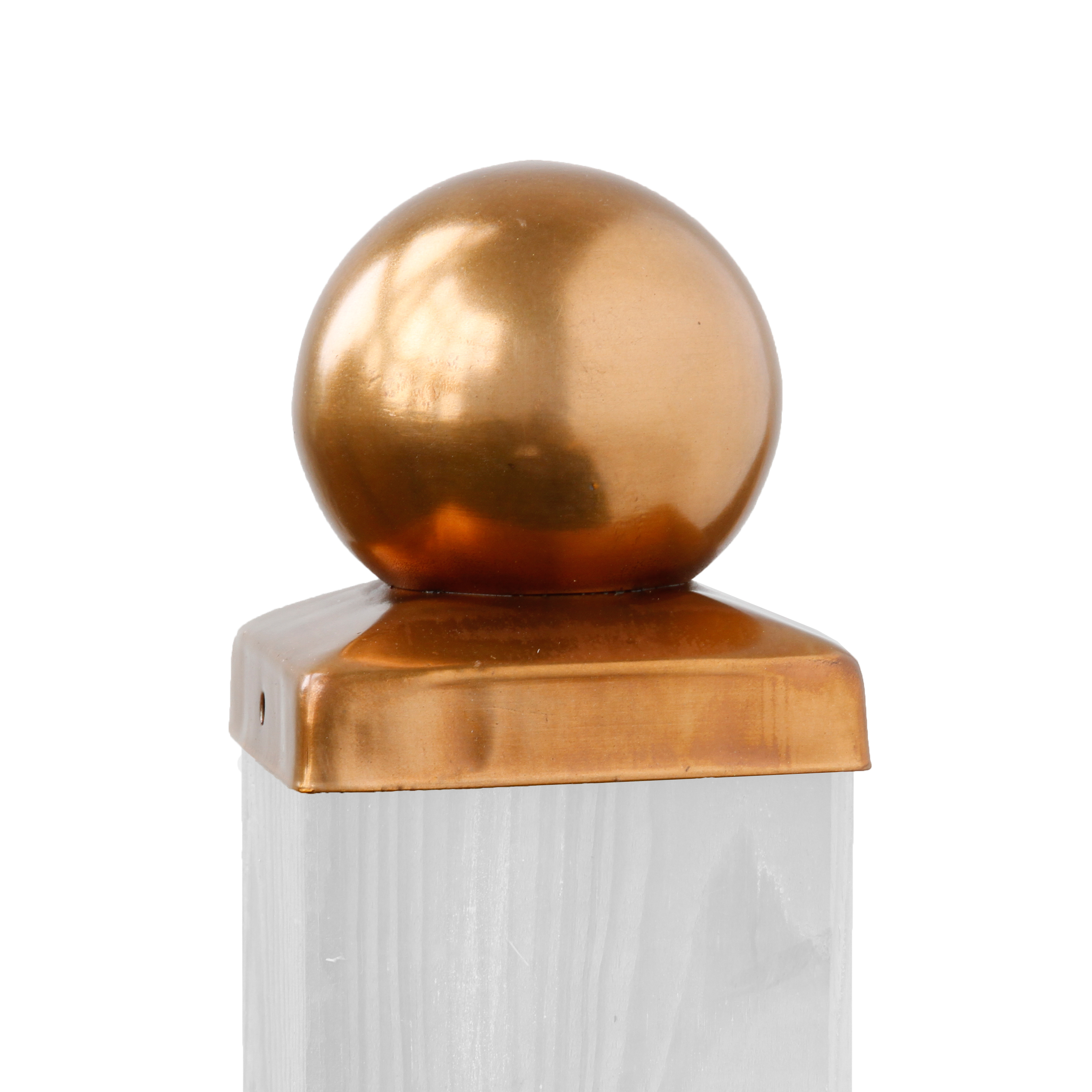 TraumGarten Pfostenkappe Kupfer Pyramide