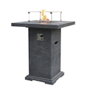 Vorschaubild Gardenforma Gas Feuerstelle Montreal aus Faserbeton in Betonoptik, dunkelgrau