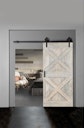 Vorschaubild INDO Barndoor Teak Colored IBDJT210100W White washed