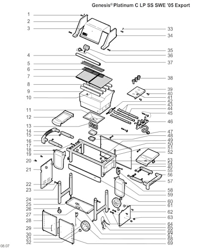 Weber Genesis Platinum C LP SS SWE (2005) (Germany/Austria)