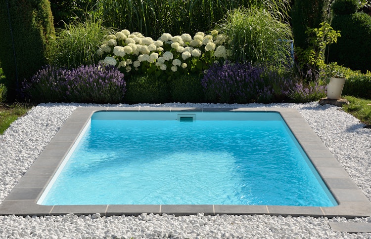 WESERWABEN® Pool- / Beckenrandsteine - Margo Perlgrau