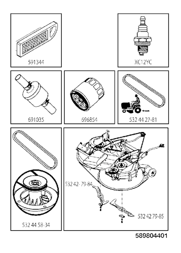 Husqvarna Gartentraktoren TC 238, 96051013702, 2016-10