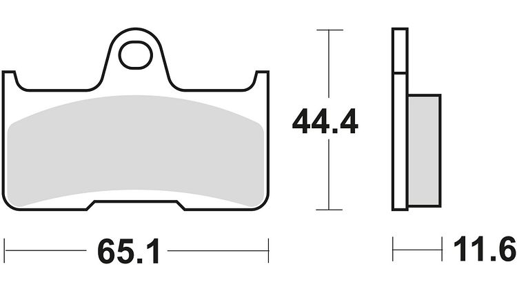 TRW Bremsbelag MCB 756 mit Zulassung
