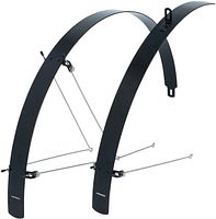 CONTEC Schutzblech-Set Flat Fender 28 Zoll schwarz