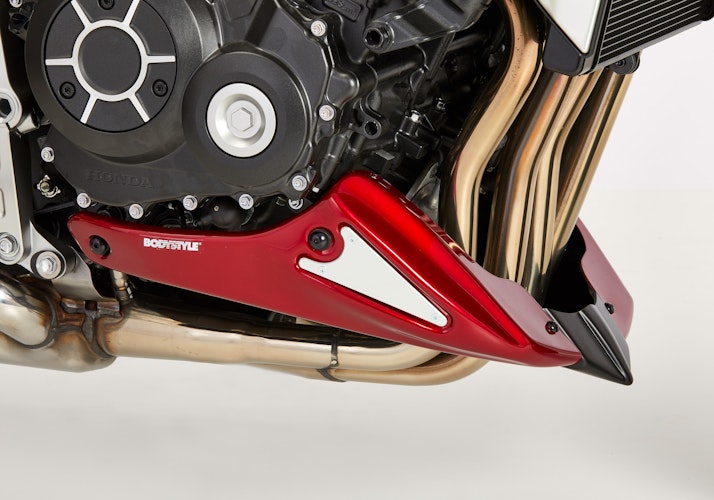 BODYSTYLE Sportsline Bugspoiler ABS Kunststoff silber für HONDA CB1000R 