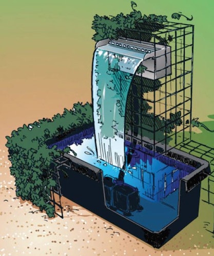 Ubbink Design Wasserfall Niagara LED Set 60 cm