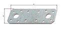 Vorschaubild Flachverbinder verz. 96x35x2,5 mm GP