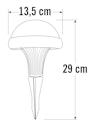 Vorschaubild Konstsmide Solarleuchte Pilz, versch. Farben