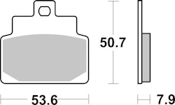 SBS Scooterbelag 153HF Street Ceramic