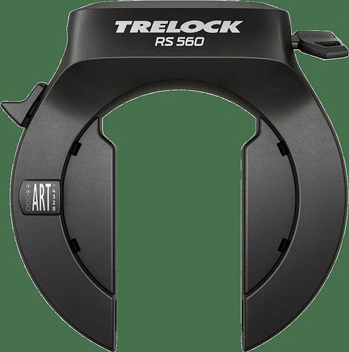 Trelock Rahmenschloss-Set RS 560 schwarz,rot nicht abziehbarer Schlüssel