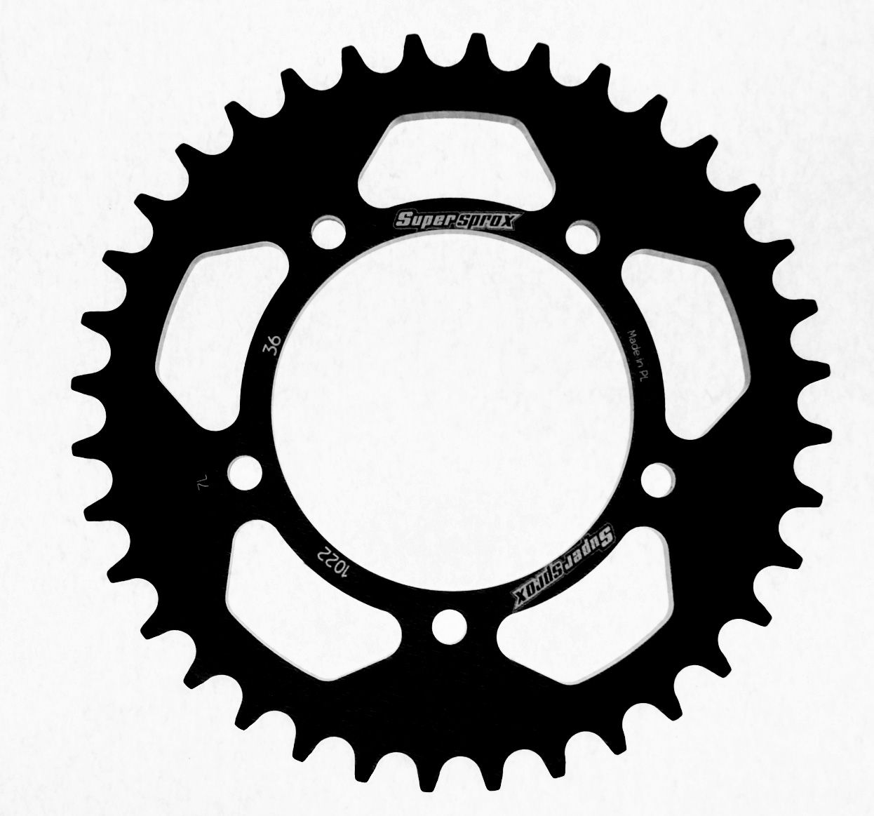 Supersprox Alu-Kettenrad 530 36Z (Schwarz)