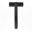 Vorschaubild 4 Wege Wasserhahn Küchenarmatur, FC, mit 360° schwenkbarem U-Auslauf, Schwarz Matt