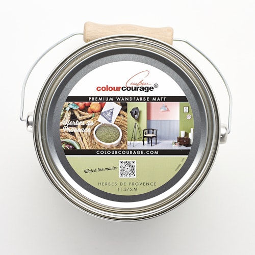 colourcourage® Premium Wandfarbe matt Herbes de Provence