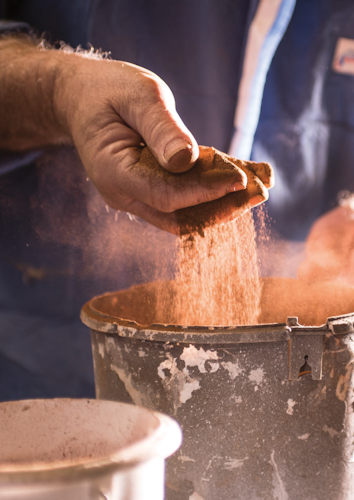 Oase Bachlaufschale Premium Colca Canyon schiefer grün, Links