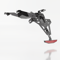 HIGHSIDER pro Kennzeichenhalter Akron-RS Honda