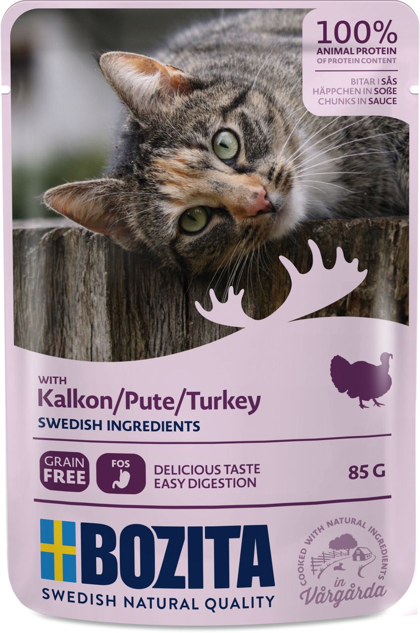 Bozita Häppchen in Soße 85 Gramm Katzennassfutter
