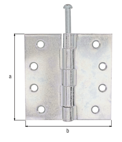 Alberts® Scharnier  100x100 mm Stift lose